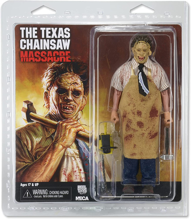 NECA Retro Action Texas Chainsaw Massacre Leatherface 8" Action Figure