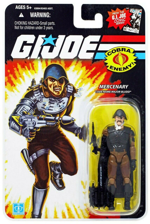 Hasbro G.I. Joe Comic Series Major Bludd Action Figure 3.75 Inches