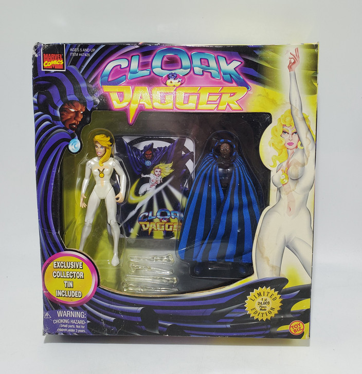 ToyBiz Marvel Cloak and Dagger Action Figure 2 pack (damaged package)