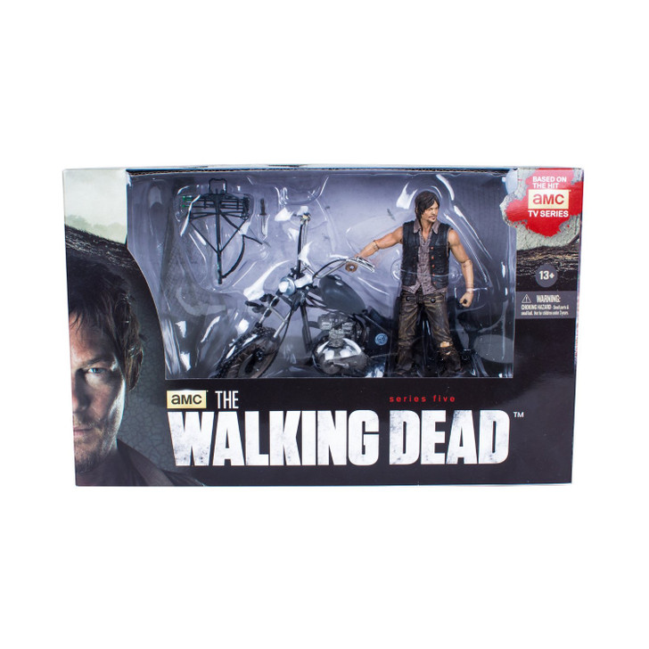 WALKING DEAD フィギュア ダリル・ディクソン with チョッパー McFarlane The Walking Dead Daryl Dixon with Chopper deluxe box set