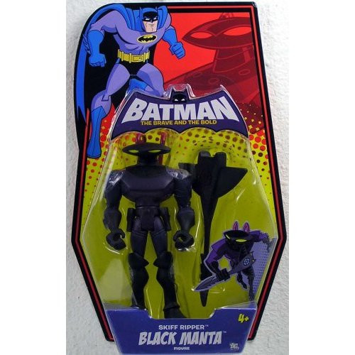 ヒカリマァク　バットマン Batman The Brave and the Bold Skiff Ripper Black Manta Action Figure