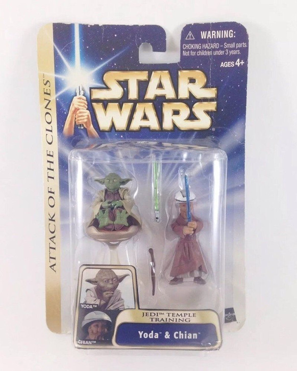 Hasbro Star Wars AOTC Yoda and Chian Action Figure