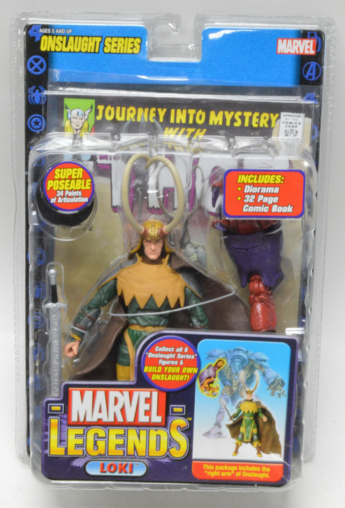 ToyBiz Marvel Legends Loki (Long Horns) 6