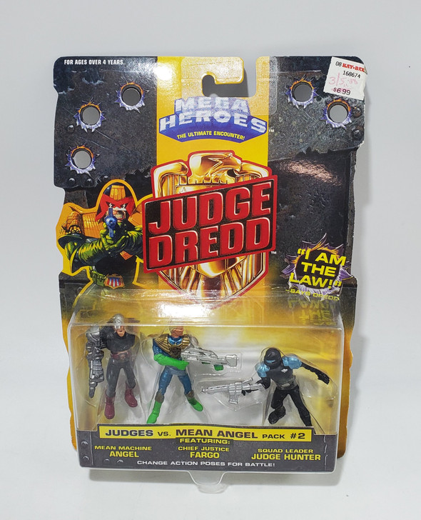 Mattel Judge Dredd Mega Heroes Judges vs. Mean Angel pack #2