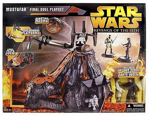 Hasbro (2005) Star Wars REVENGE OF THE SITH Mustafar Final Duel