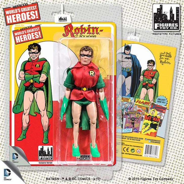 Figures Toy Co. DC Comics Retro "First Appearances" Robin (Green Cape Variant)