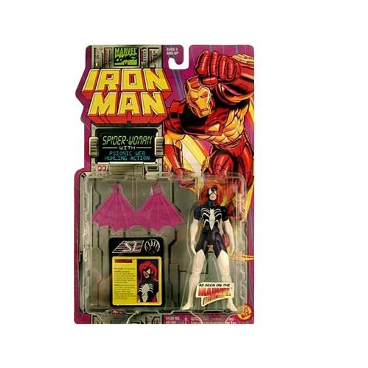 ToyBiz Iron Man Animated Series Spider-Woman action figure