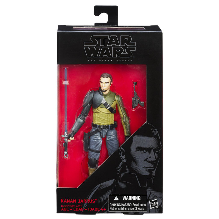 Hasbro Star Wars Rebels Black Series #19 Kanan Jarrus Action Figure 6"