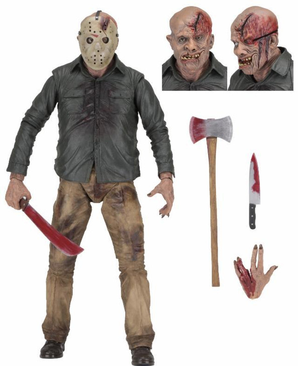 NECA REELTOYS FRIDAY THE 13TH ジェイソン NECA Friday the 13th - 1/4 Scale Action Figure - Part 4 Jason