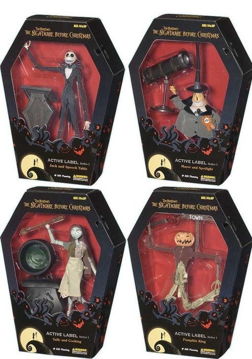 Jun Planning NBX Active Label Coffin Dolls Set of 4