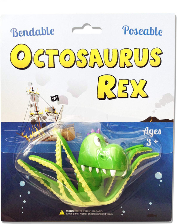 NJ Croce Octosaurus Rex Monster Bendy Figure