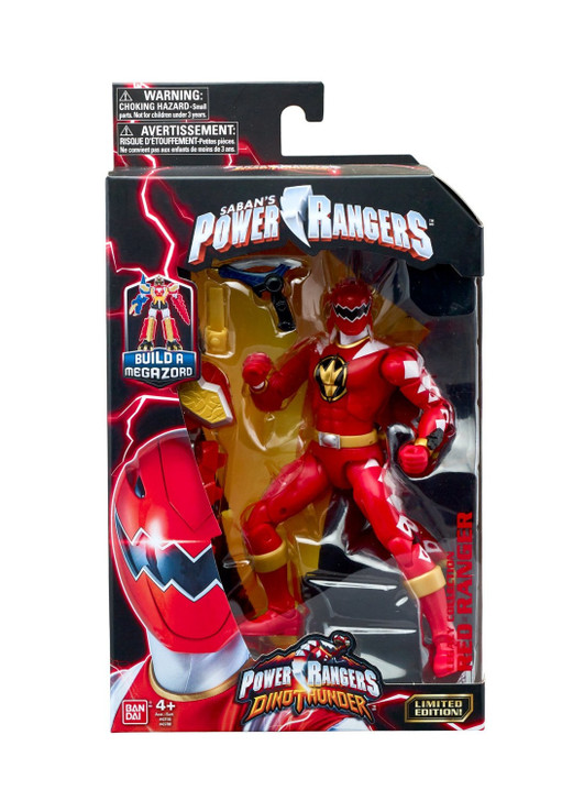 Hasbro Power Rangers Dino Thunder Red Ranger 6" Action Figure