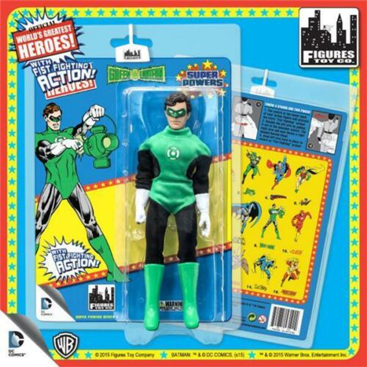 Figures Toy Co. DC Comics Green Lantern Fist Fighting 8in action figure