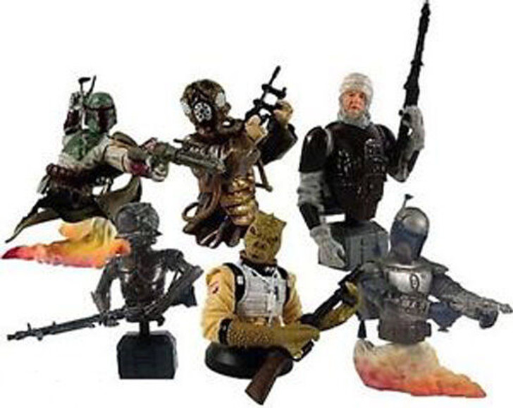 Gentle Giant Star Wars Bounty Hunters Bust-Ups Micro-Bust Model Kits Case of 12