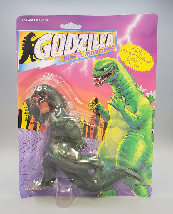Imperial Toys (1985) Godzilla 6in carded action figure