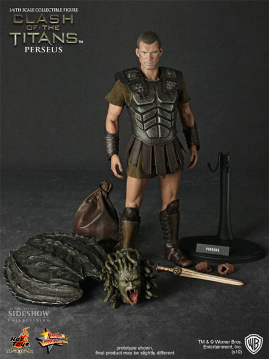 Hot Toys Clash of the Titans Perseus Sixth Scale Figure Movie Masterpiece  Series MMS122 OPEN BOX