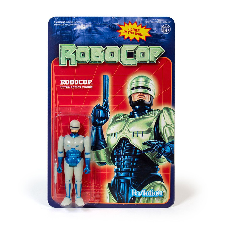 ROBOCOPロボコップsuper classics1997 Toy Super7 Robocop GLOW ReAction Figure