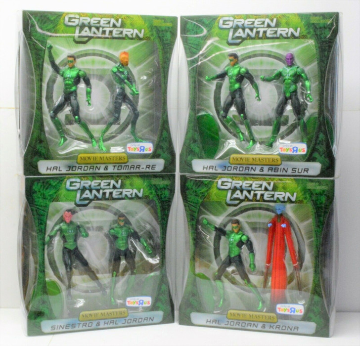 Mattel Green Lantern Movie Masters TRU Exclusive Action Figure Set