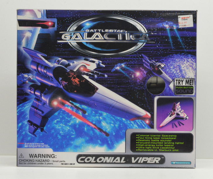 Trendmasters Battlestar Galactica Colonial Viper Warrior Spaceship