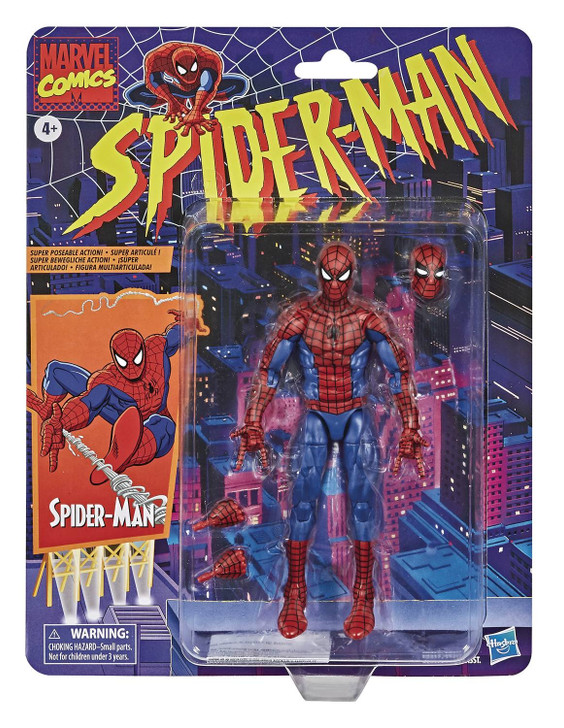 marvel legends retro spiderman