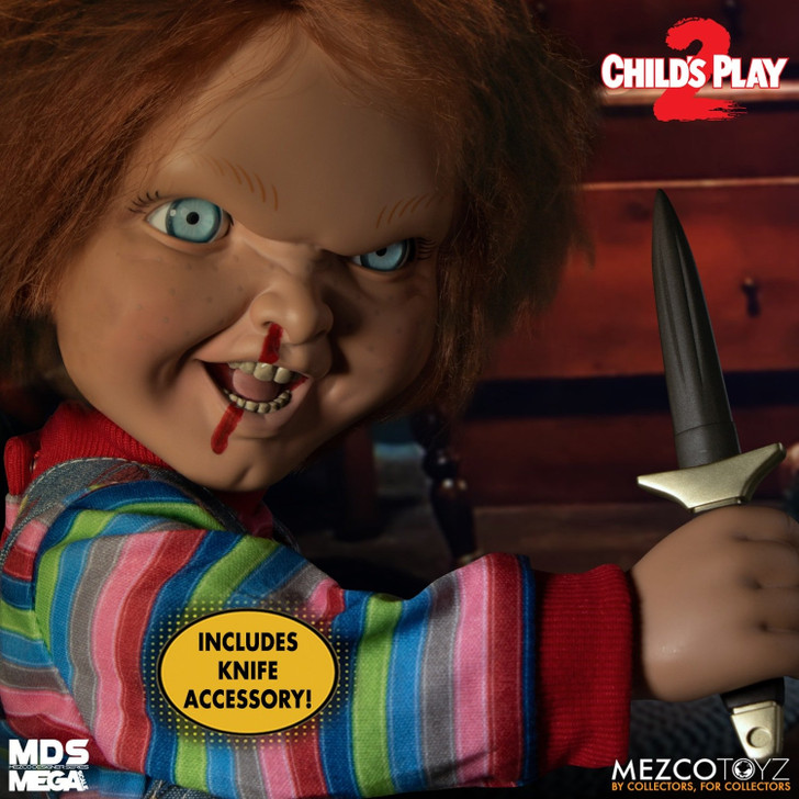 Mezco MDS Mega Scale Child's Play 2: Talking Menacing Chucky