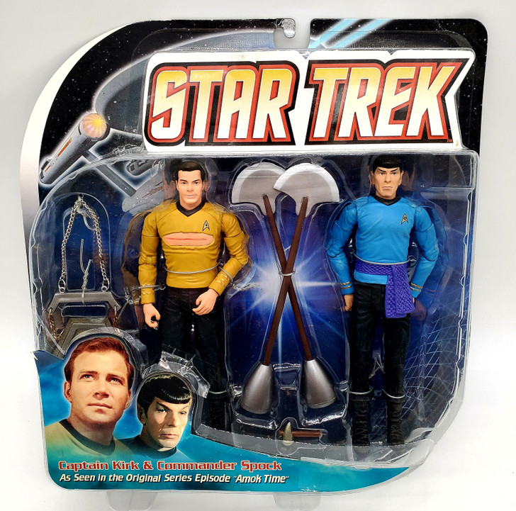 Diamond Select Star Trek "Amok Time" Kirk and Spock Action Figure 2-Pack