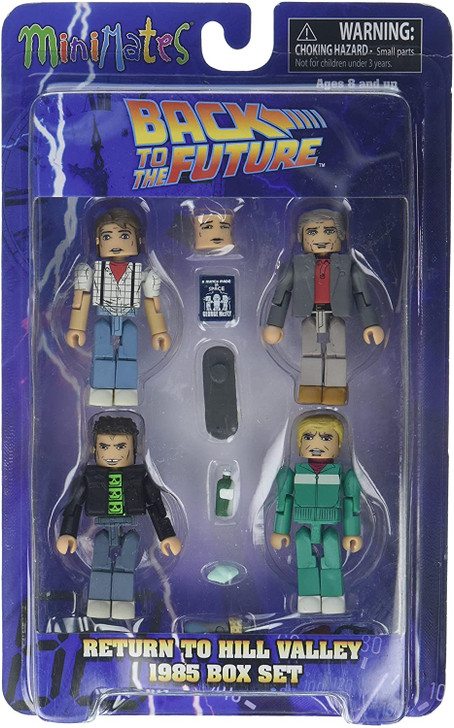 Diamond Select MiniMates Back to the Future Return to Hill Valley 1985 Mini Figure Box Set