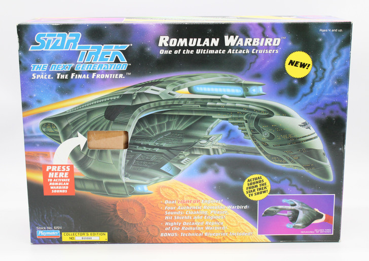 Playmates Star Trek TNG Romulan Warbird (Open Box)