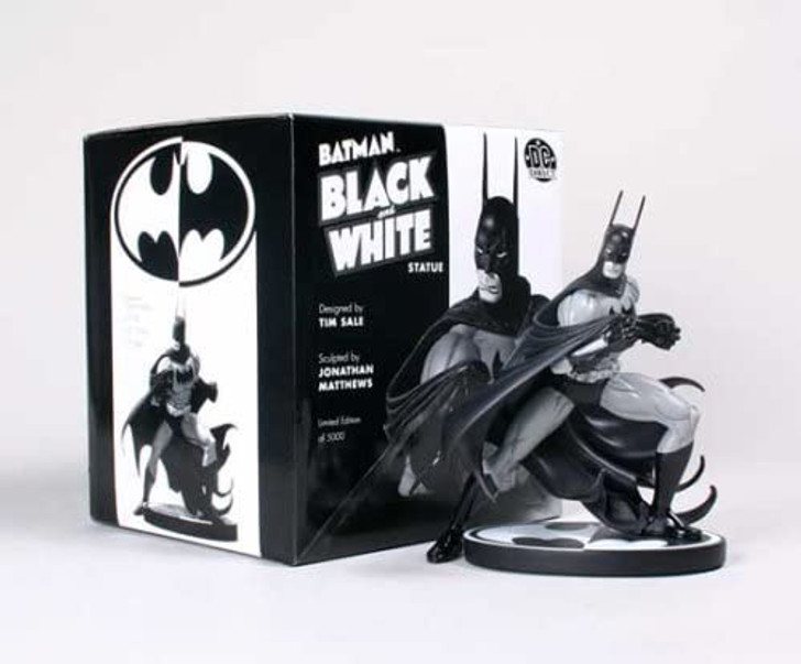 dc collectibles black and white