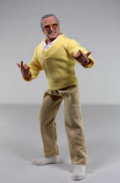 Mego Action Figure 8" Stan Lee (Web Hands)