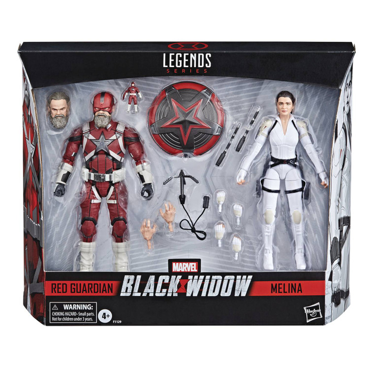 Hasbro Marvel Legends Black Widow Red Guardian and Melina Action Figure box  set