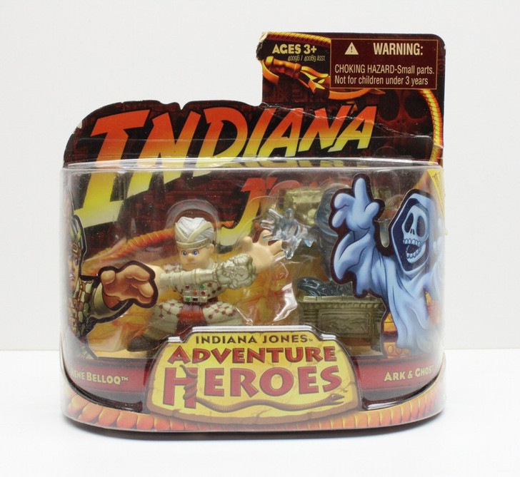 Hasbro Indiana Jones Adventure Heroes Rene Belloq and Ark Ghost
