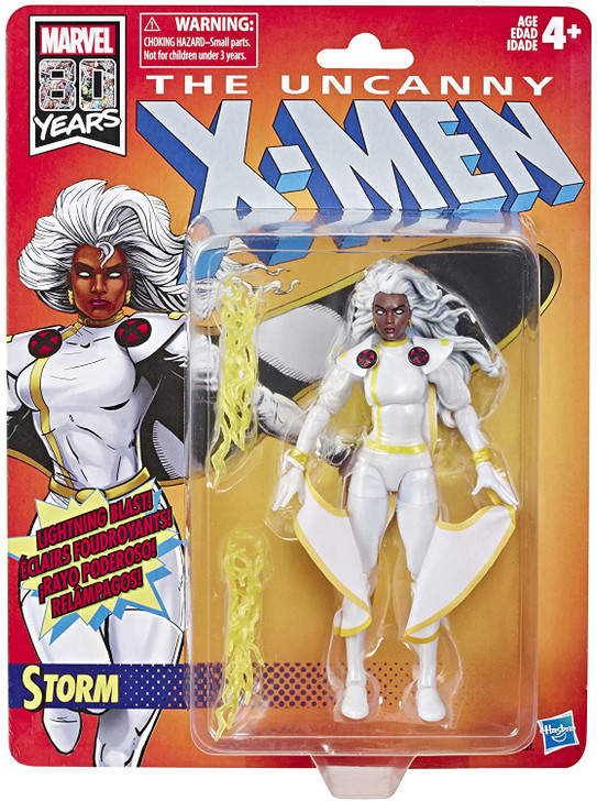 Hasbro Marvel Legends Retro Series Storm (White Costume) 6" Action Figure
