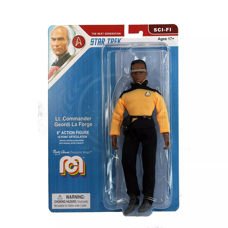 Mego Star Trek TNG Geordi LaForge 8" Action Figure