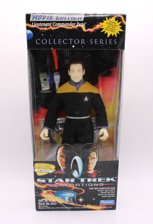 Playmates Star Trek Generations Collector Series Lieutenant Commander Data