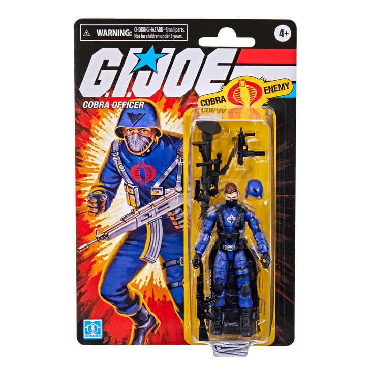 Hasbro G.I. Joe Retro Collection Cobra Officer 3.75-Inch