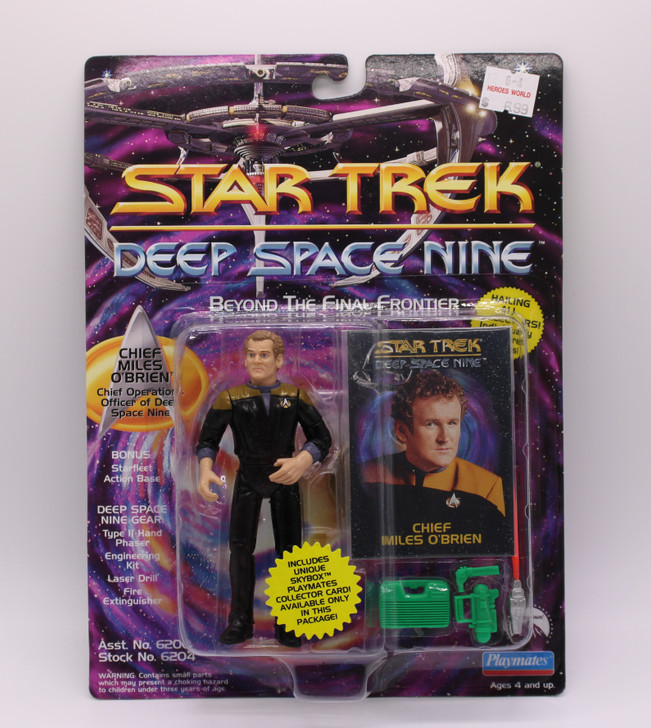 Playmates Star Trek DS9 Chief Miles O'Brien Action Figure