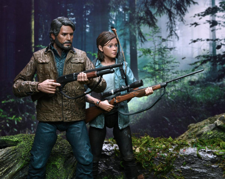 NECA The Last of US 2 Joel and Ellie 7-Inch Scale Action Figures (2-Pack) 