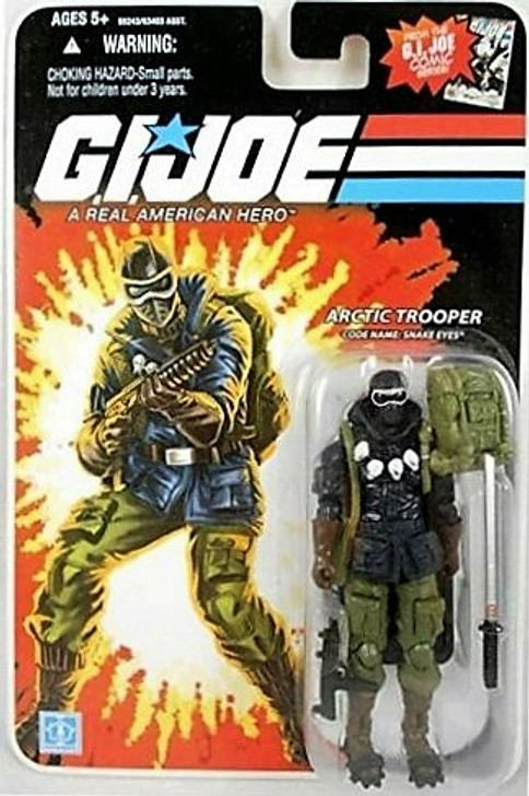 Hasbro G.I. Joe Snake Eyes Arctic Trooper Action Figure 3.75 Inches