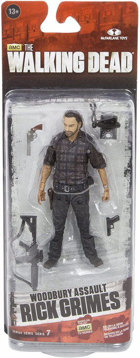 McFarlane The Walking Dead Rick Grimes Woodbury Assault Series 7 Action Figure