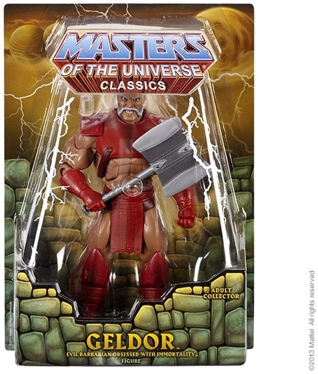 Mattel MOTU Classics Geldor action figure