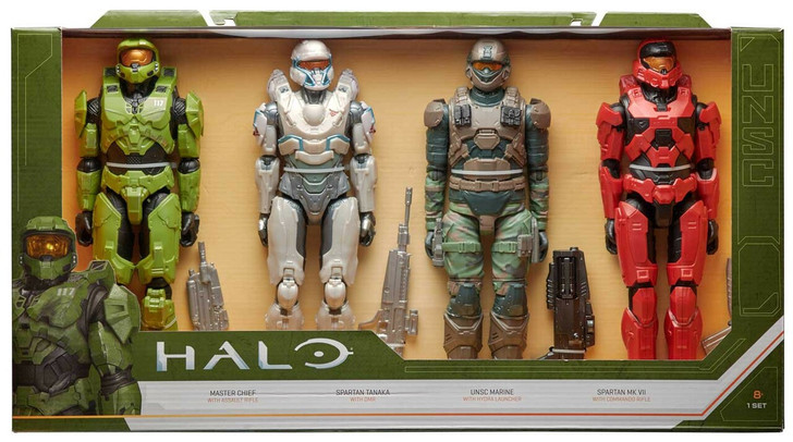 Halo Master Chief  12" Action Figure 4 pack