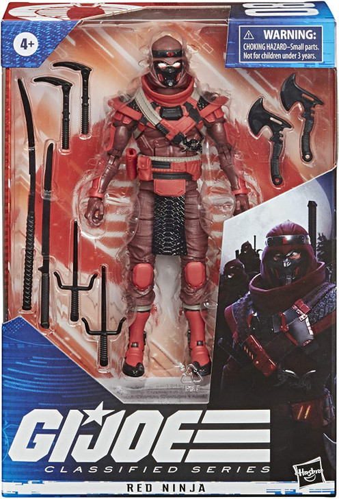 Hasbro GI Joe Classified Series Red Ninja 6in Action Figure