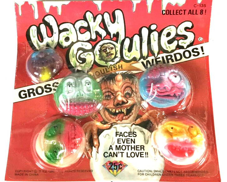 Horror Balls Zombie Vintage Mad Balls KO 1980's
