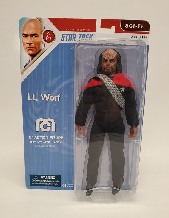 Mego Action Figure 8" Star Trek TNG Worf