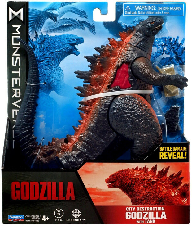 Playmates  Monsterverse  6in Godzilla City Destruction action figure