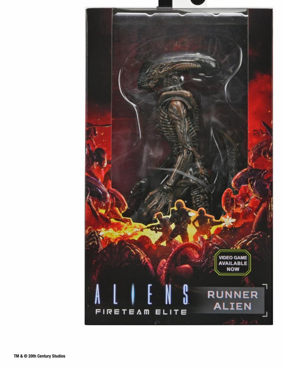 NECA Aliens: Fireteam Elite - 7" Scale Action Figure – Series 1 Runner Alien