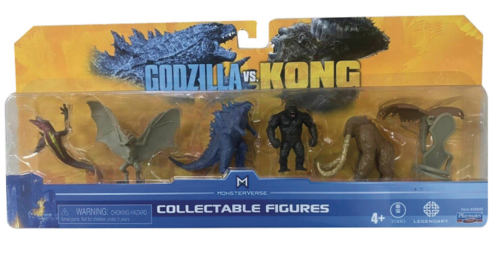 Playmates Godzilla vs Kong 2in Figure set