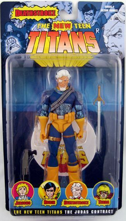 New Teen Titans unMasked DEATHSTROKE 6in Action Figure DC Direct Toys 