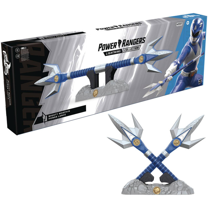 Hasbro Power Rangers Lightning Collection Blue Ranger Power Lance